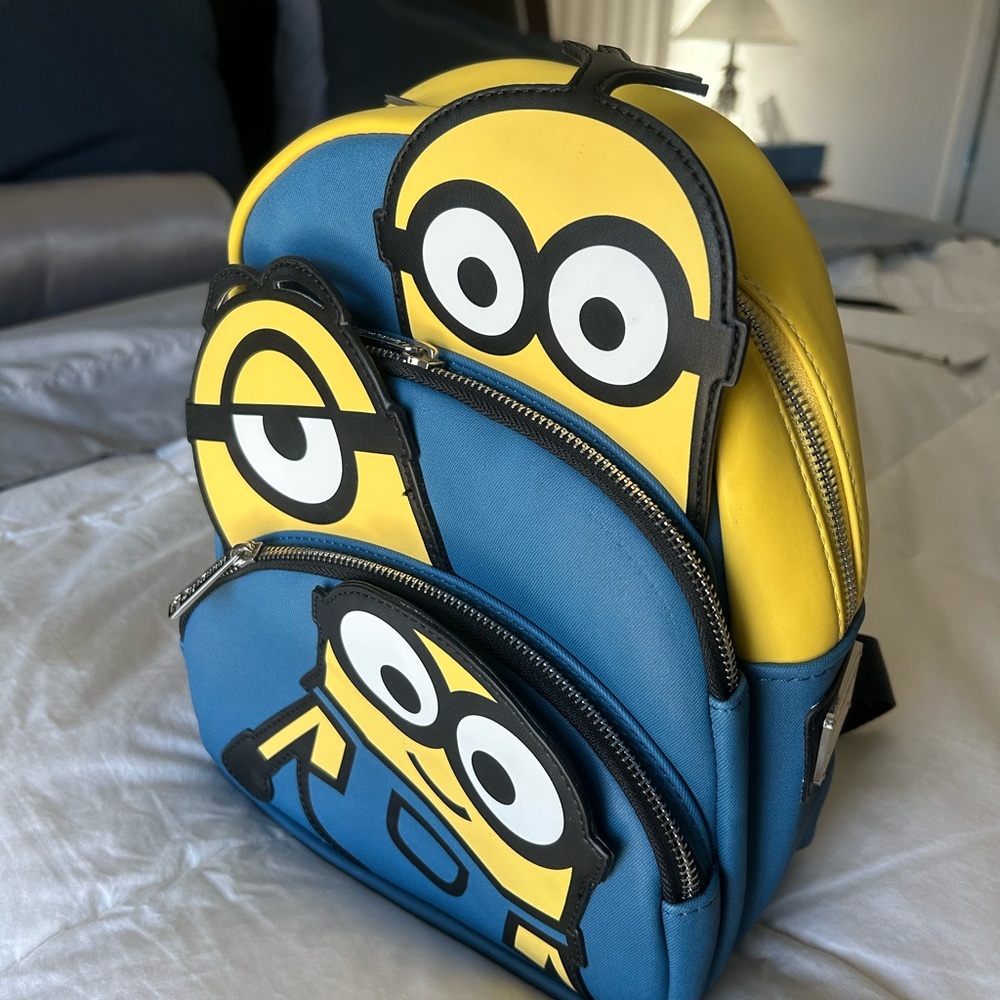 Minion Character Blue & Yellow Mini Backpack